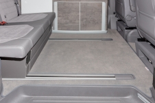 Velour carpet passenger compartment T6.1 California Ocean / Coast with 2 rails Palladium - 100 708 614